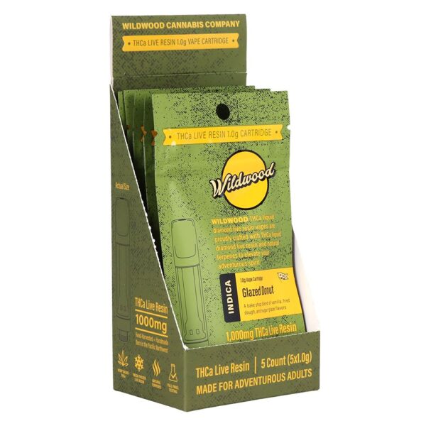 Wildwood Dispensary Grade Live Resin THCA Cartridge | 1g | 5ct Display - Image 4