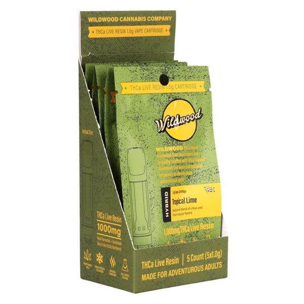 Wildwood Dispensary Grade Live Resin THCA Cartridge | 1g | 5ct Display - Image 5