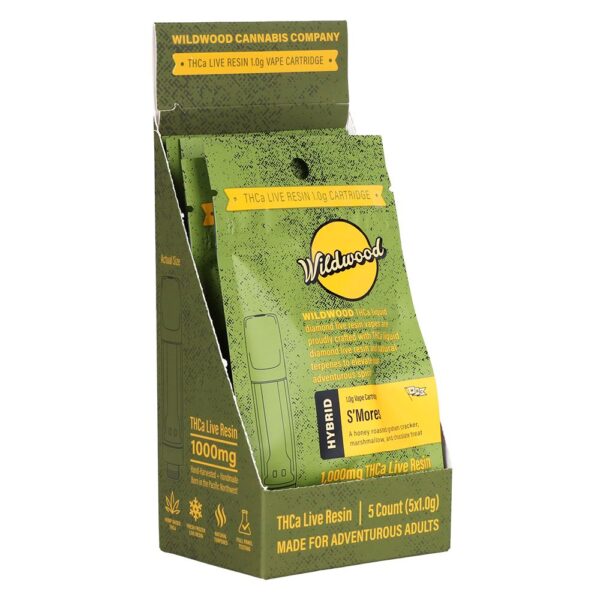 Wildwood Dispensary Grade Live Resin THCA Cartridge | 1g | 5ct Display - Image 7