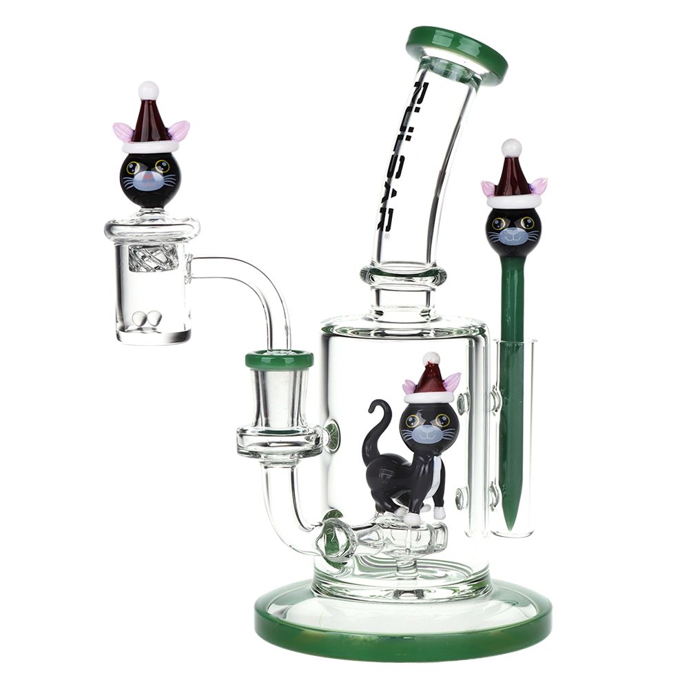 Pulsar Holidaze Series Glass Dab Rig Set | 8.25" | 14mm F - Image 2