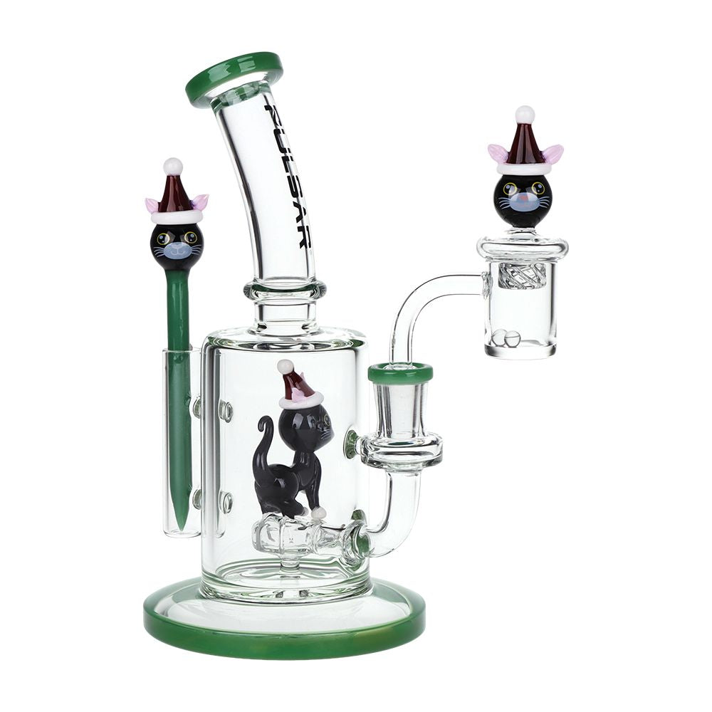 Pulsar Holidaze Series Glass Dab Rig Set | 8.25" | 14mm F - Image 6