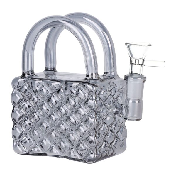 SeshGear Luxury Hand Bag Glass Water Pipe - 5.25" / 14mm F / Colors Vary - Image 3