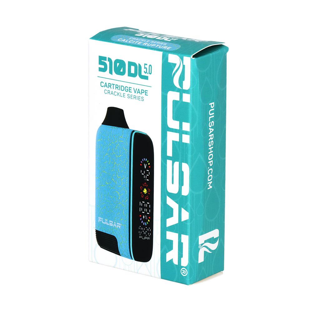 Pulsar 510 DL 5.0 Precision Voltage Control LCD Screen Vape Bar | Crackle Series | 1000mAh - Image 9