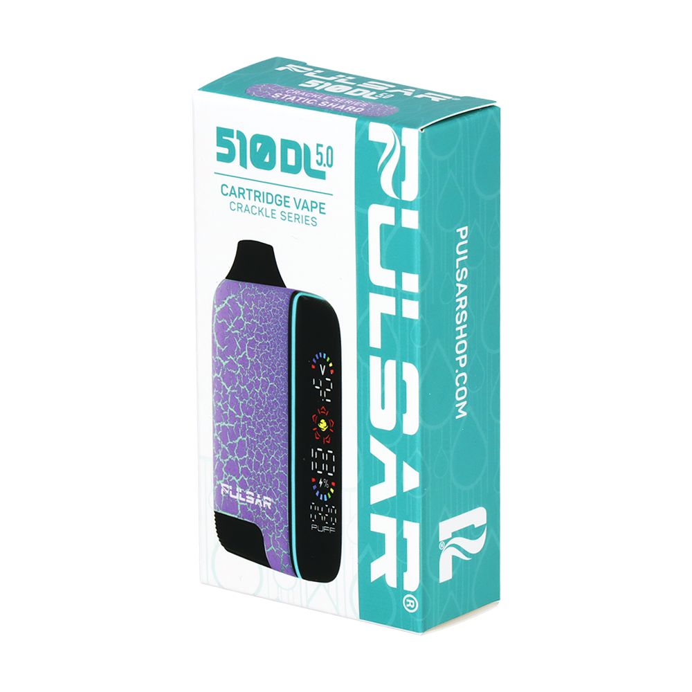 Pulsar 510 DL 5.0 Precision Voltage Control LCD Screen Vape Bar | Crackle Series | 1000mAh - Image 11